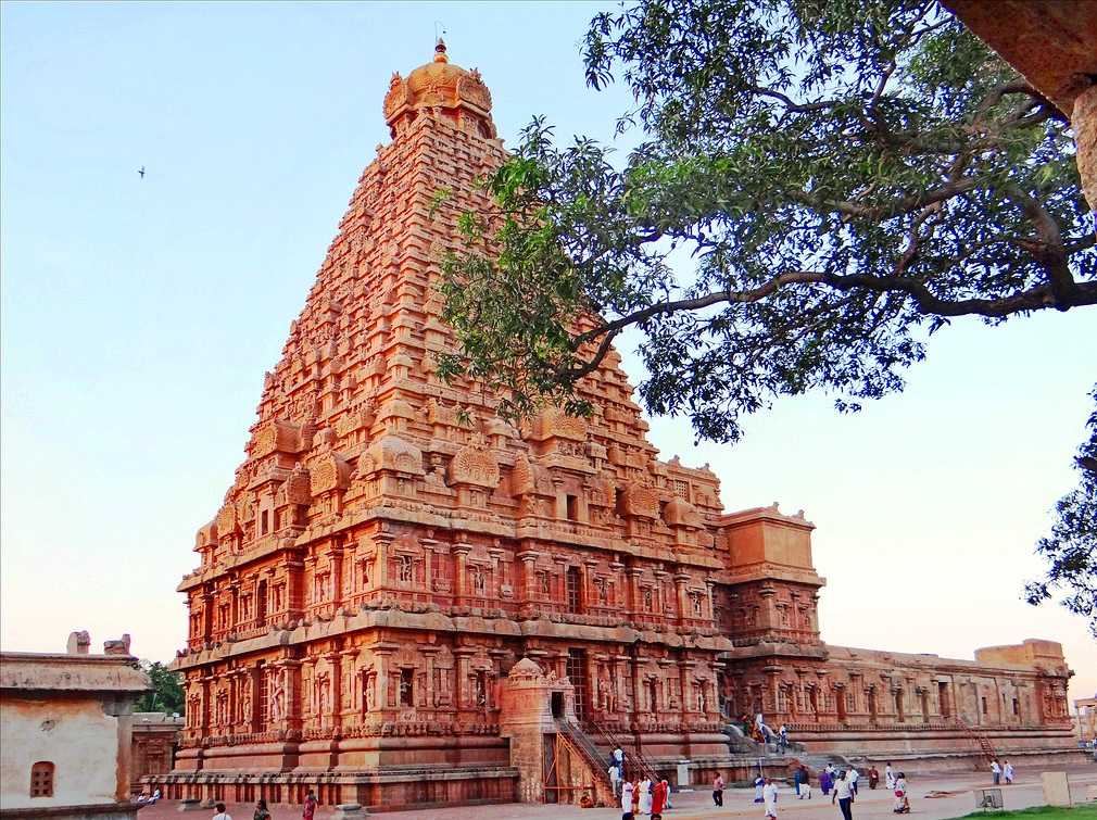 伟大的生活的Chola寺庙，世界遗产在印度
