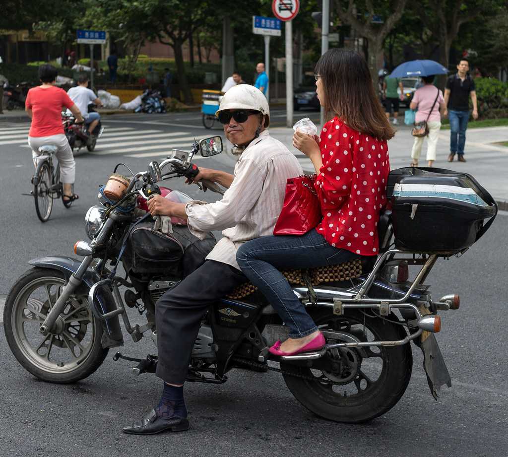 Xe om，越南当地交通工具