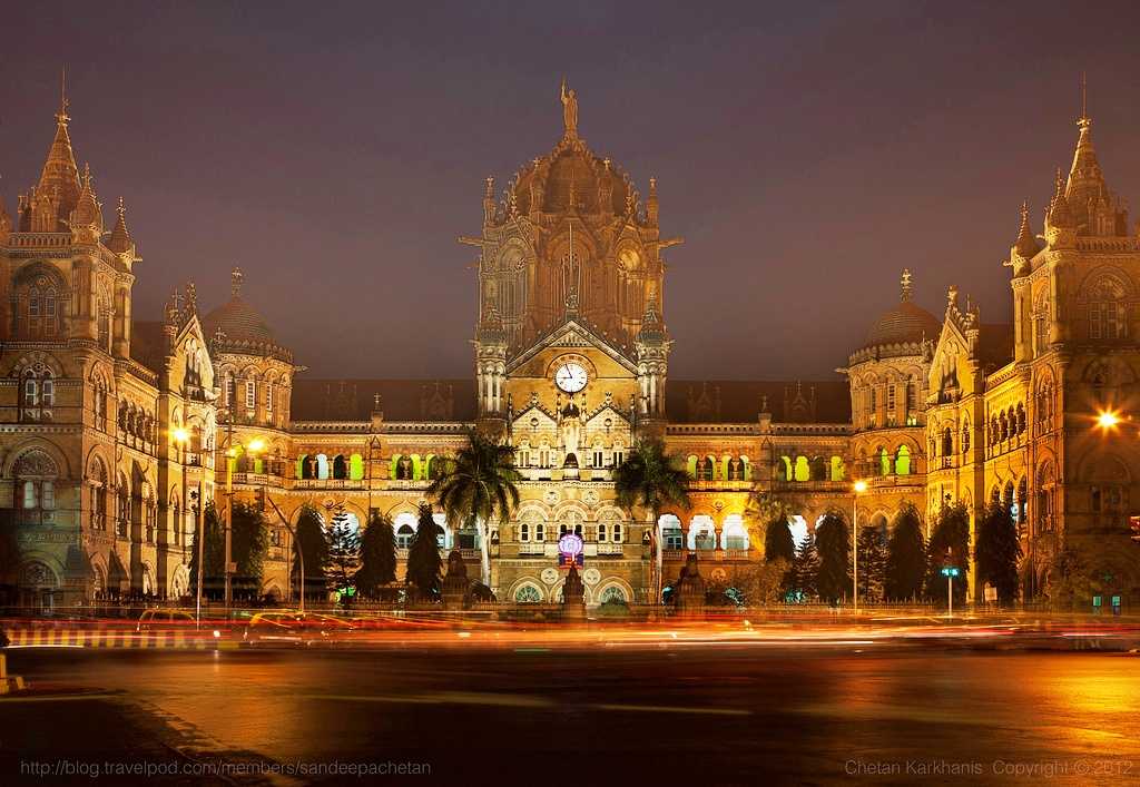 孟买的Chhatrapati Shivaji终点站，是印度的世界遗产