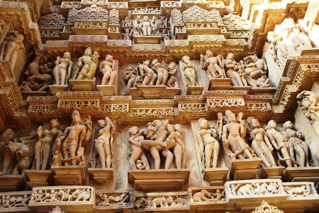 Khajuraho纪念碑群。印度的世界遗产
