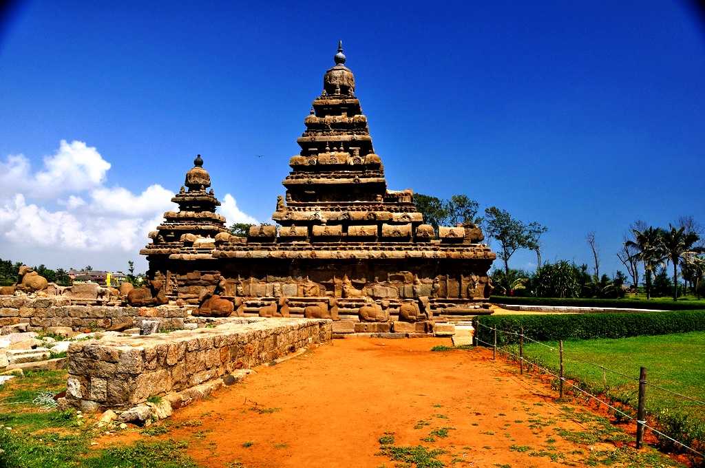 印度世界遗产马哈巴利普兰的古迹群