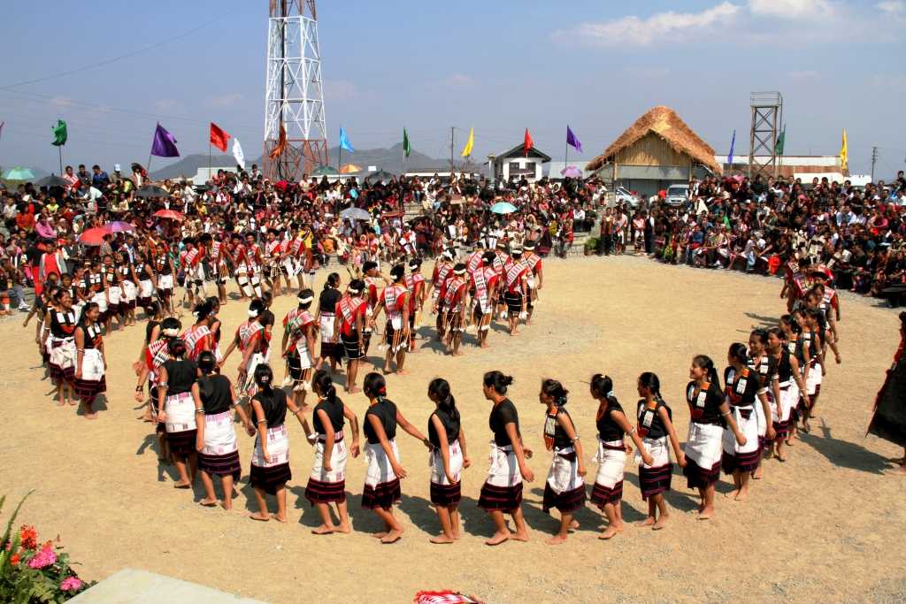 Angami部落舞蹈，Diphu