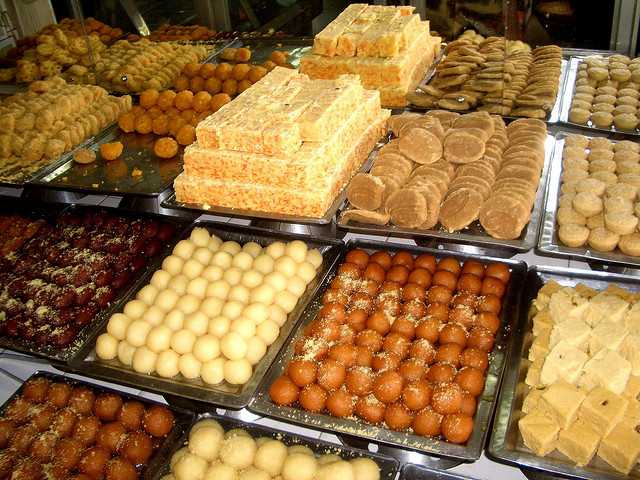 孟加拉糖果，加尔各答街头小吃