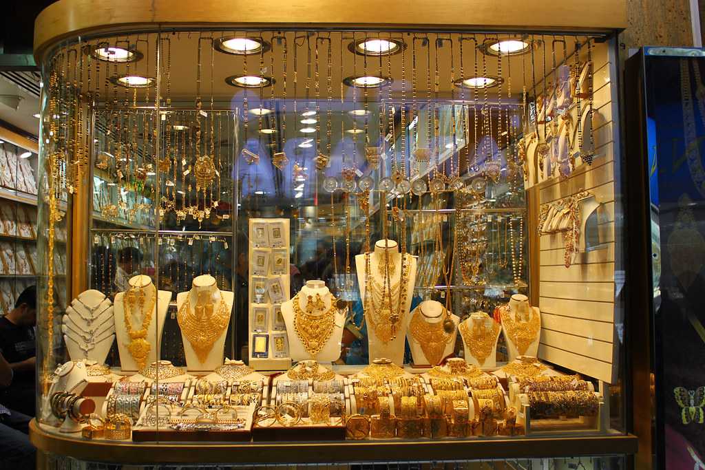 迪拜的黄金集市