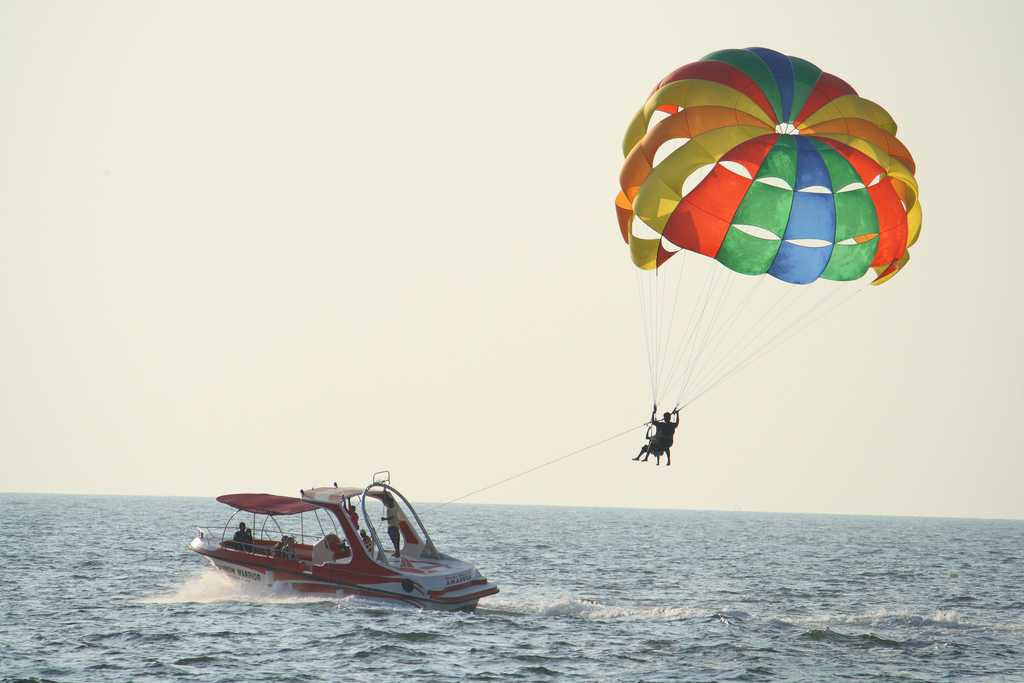 果阿的冒险运动，果阿的滑翔伞，果阿的冒险活动