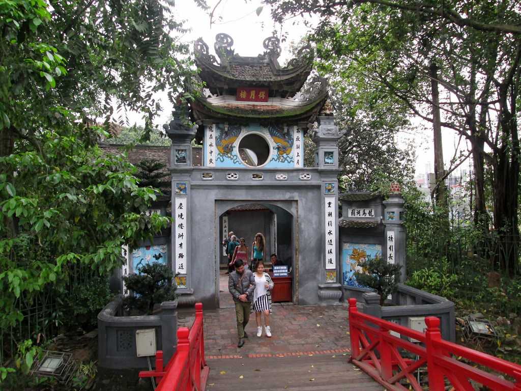 Ngoc Son寺庙，老城区河内