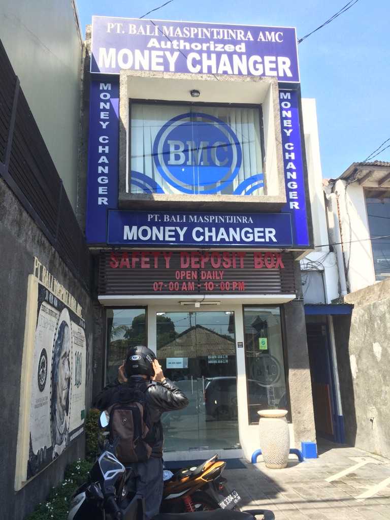巴厘岛货币交易所，PT Bali Maspintjinra