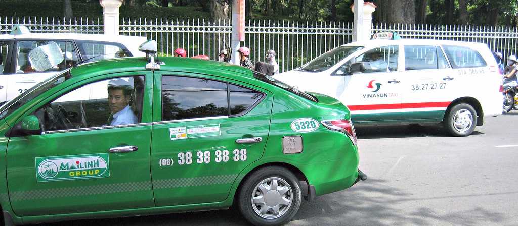 在越南当地交通,出租车