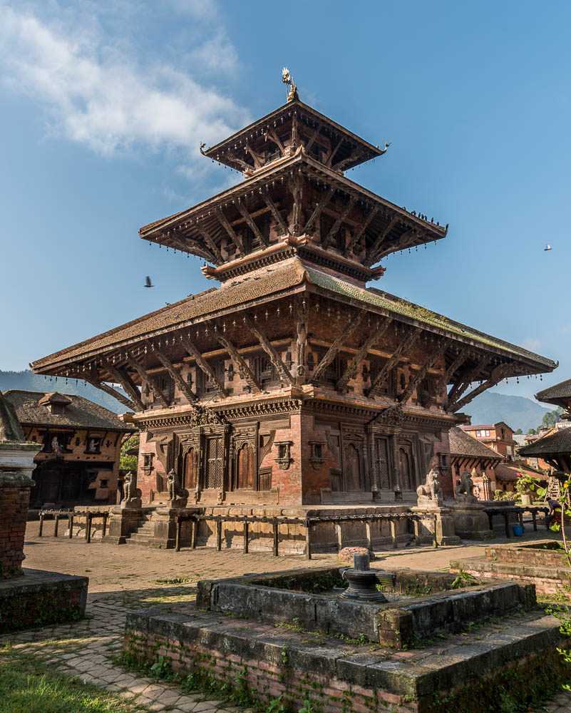尼泊尔帕诺蒂的因德雷什瓦神庙