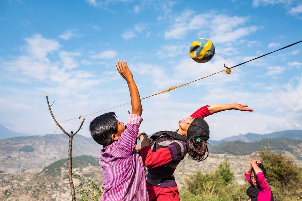 排球在尼泊尔