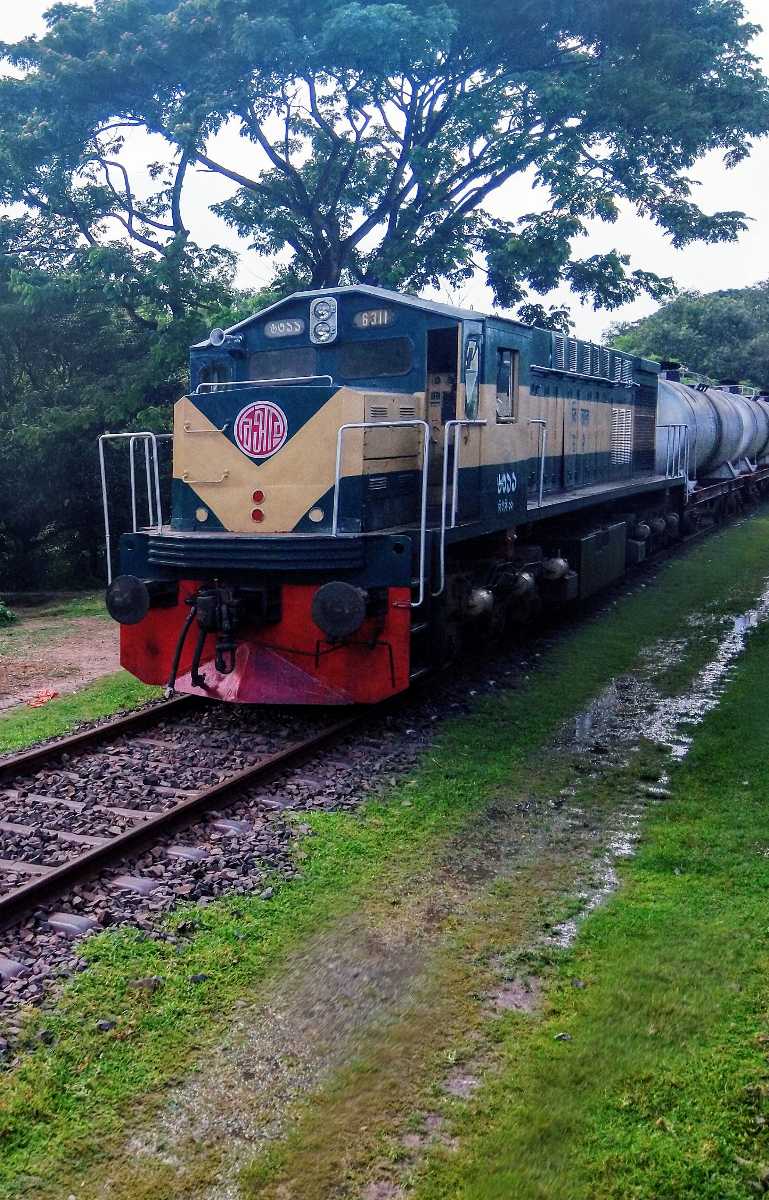 孟加拉国的传统火车发动机