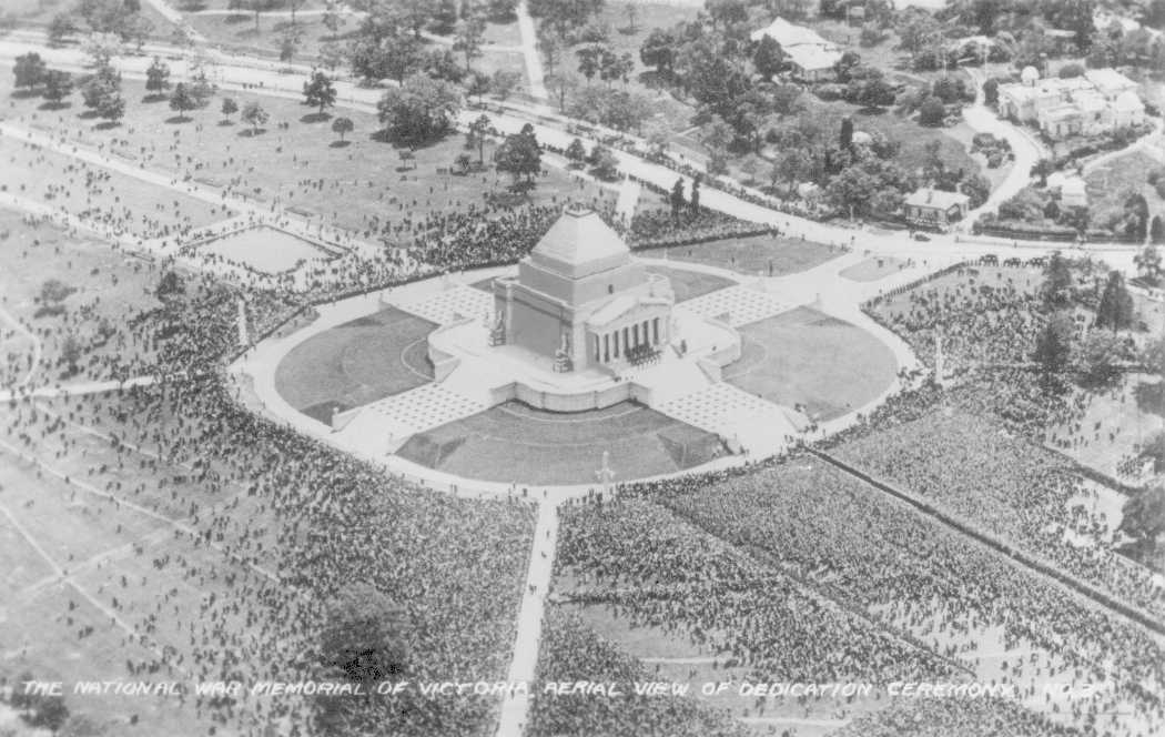 墨尔本纪念神社，1934年