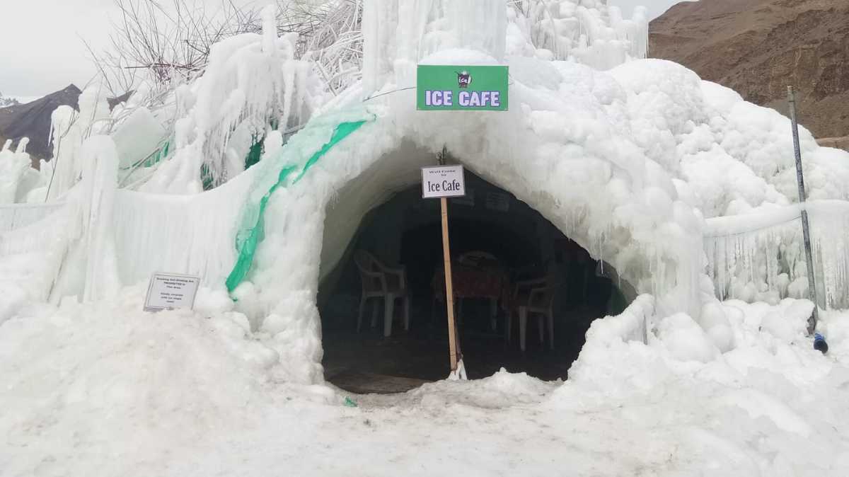 拉达克的冰塔咖啡馆