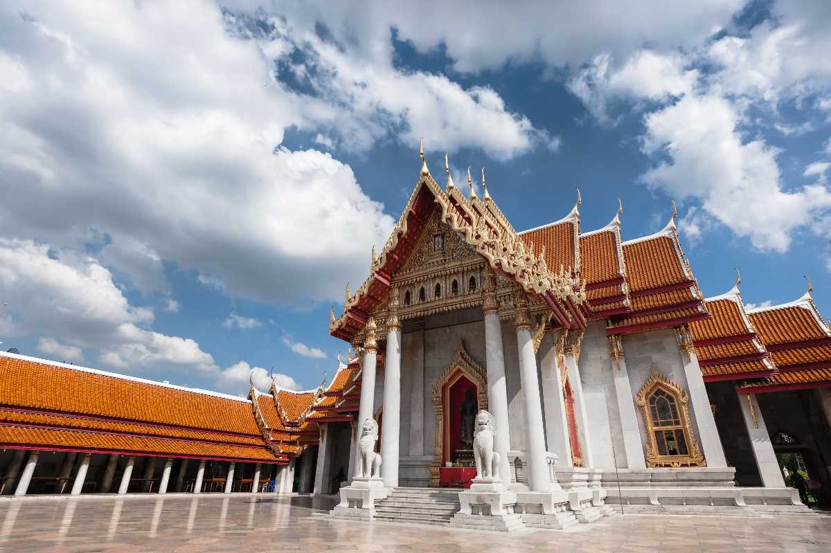 泰国曼谷Benchamabophit寺