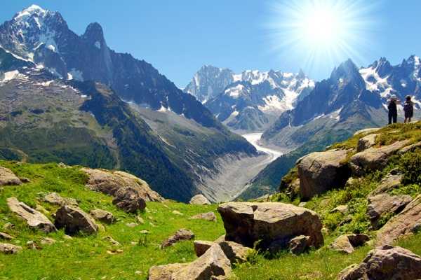 法国阿尔卑斯山，世界上可以放松绳索的地方