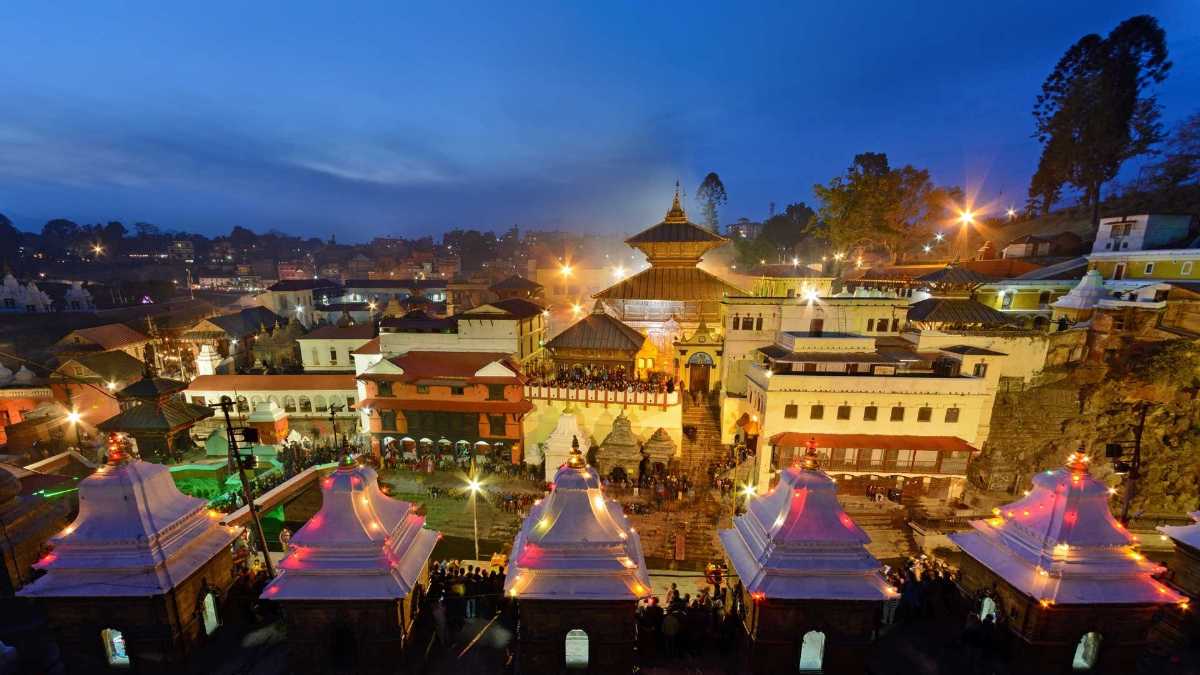 帕苏庙,尼泊尔的美丽的地方